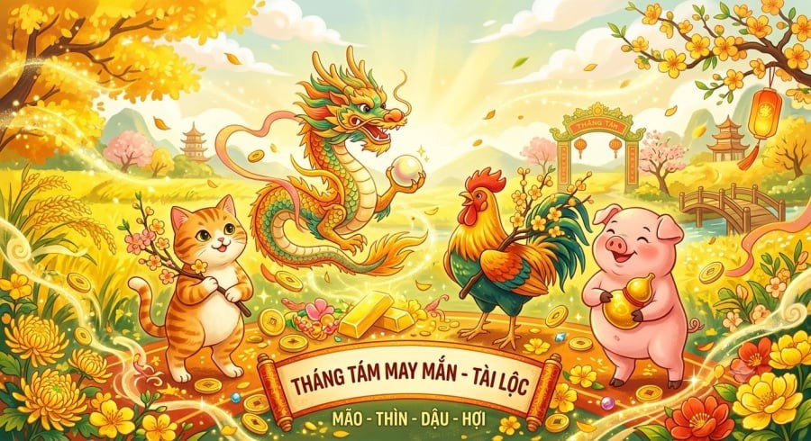 Bước sang tháng 8, tuổi Mão, Thìn, Dậu và Hợi được cho là có nhiều cơ hội đón vận may nếu duy trì tinh thần lạc quan và chủ động.