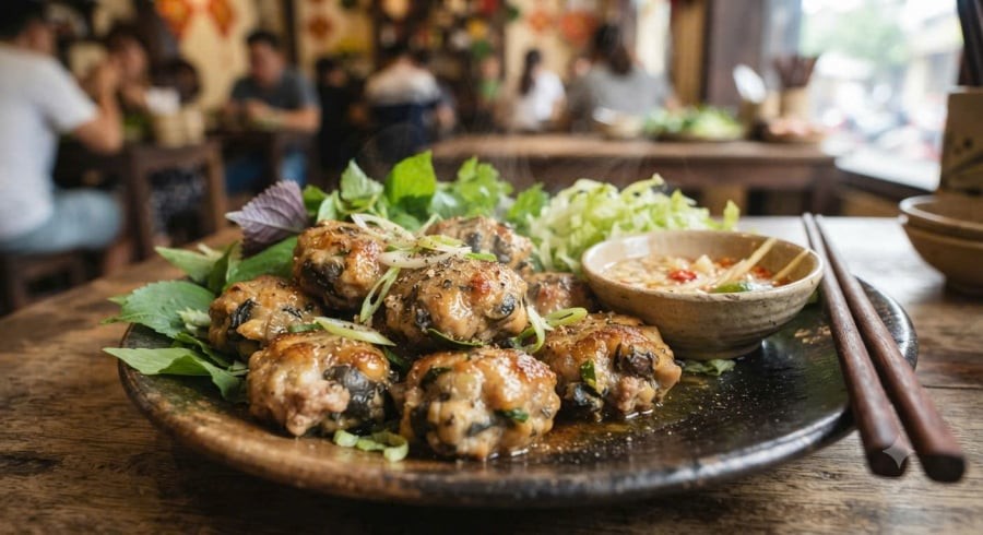 Cách làm chả ốc lá lốt thơm ngon 