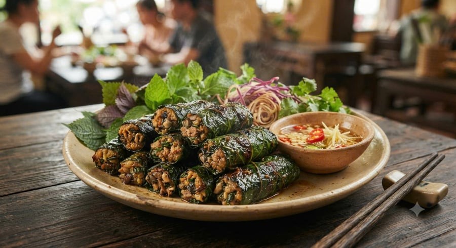 Cách làm chả ốc lá lốt thơm ngon 