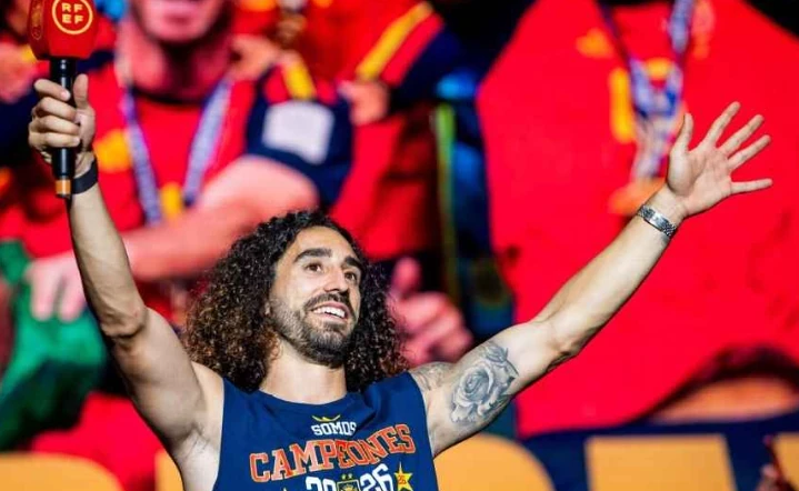 Cucurella vô địch World Cup 2026 cùng La Roja. Ảnh: Getty.