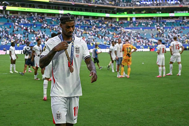 Rashford có tương lai bất định ở Man Utd. Ảnh: Getty Images.