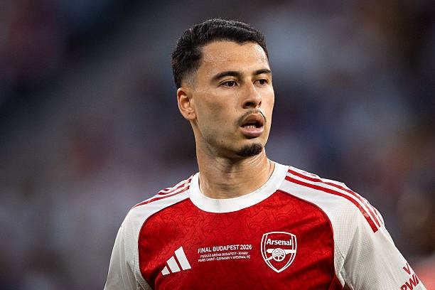 Roma khó lòng chiêu mộ Gabriel Martinelli. Ảnh: Getty Images