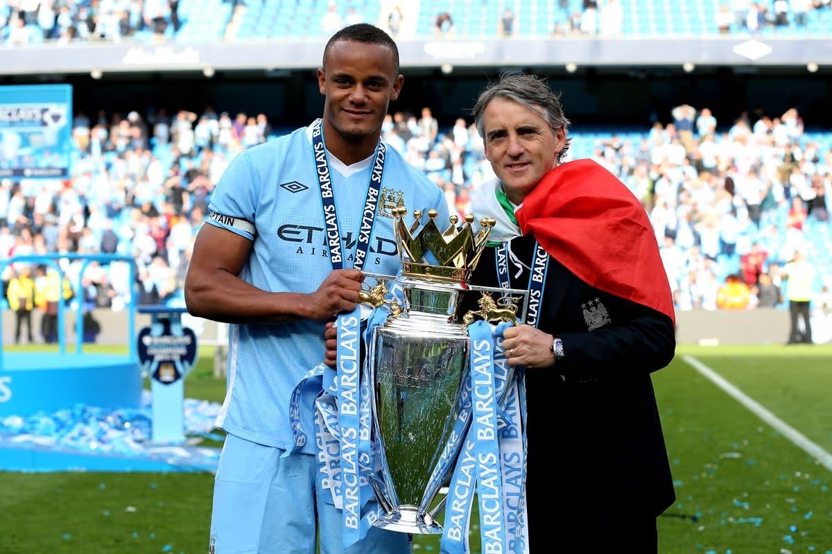Hiệu số mang về chức vô địch lịch sử Man City. Ảnh: Getty Images.