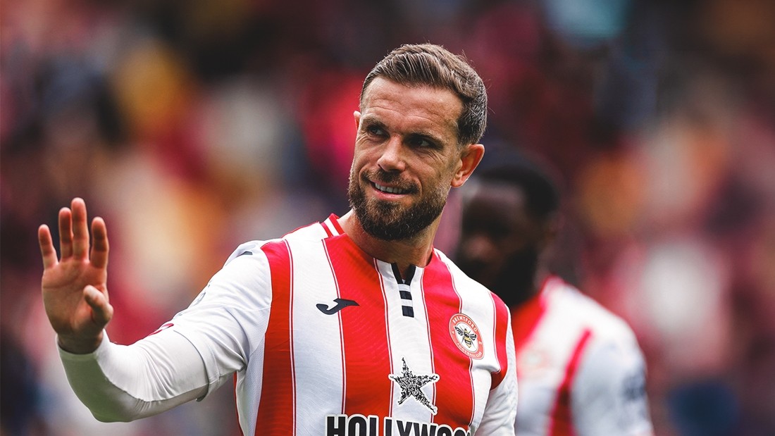 Jordan Henderson chính thức chia tay Brentford. Ảnh: Brentford FC.