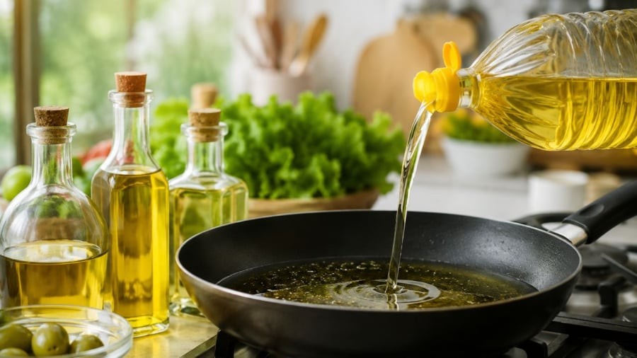 Cẩn thận khi dùng dầu ăn kẻo gây hại