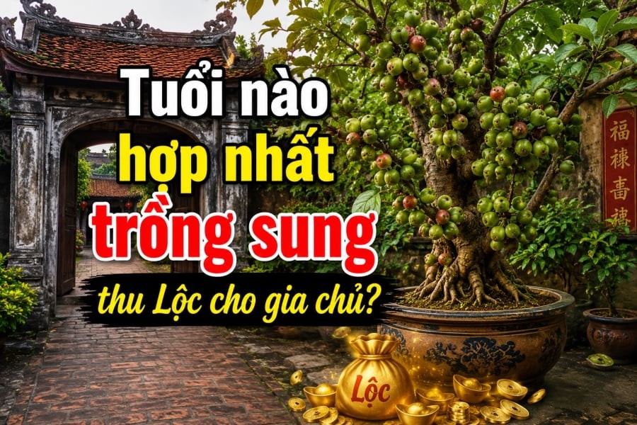 Tuổi nào hợp nhất trồng sung thu Lộc cho gia chủ?