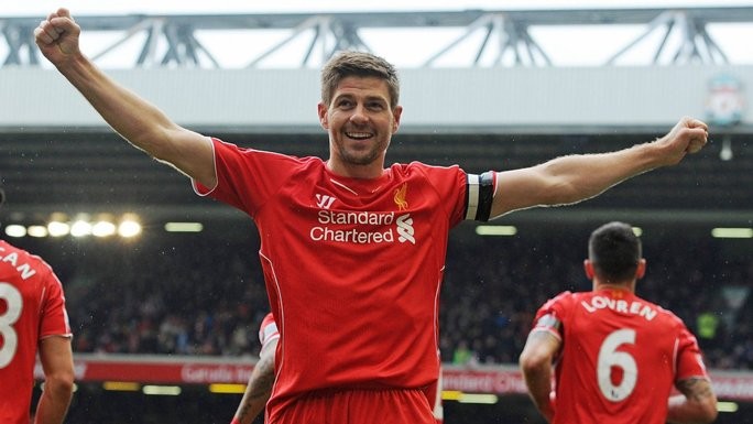  Gerrard đã quyết định ở lại Liverpool. Ảnh: Getty.