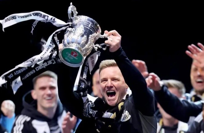 Eddie Howe đã mang đến những cảm xúc tuyệt vời cho NHM Newcastle. Ảnh: Getty Images.