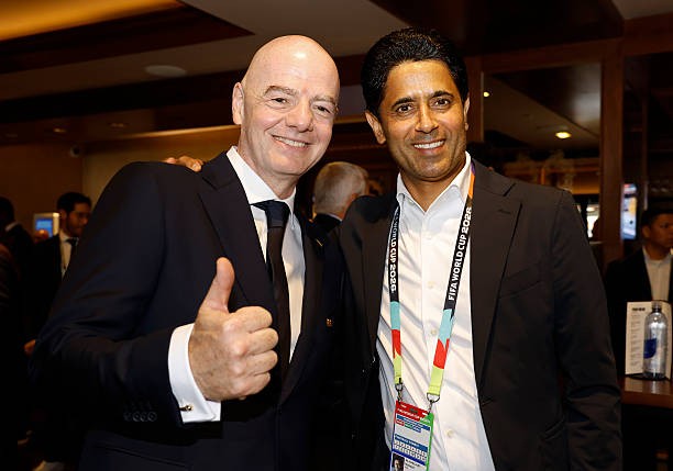 Nasser Al-Khelaifi có thể tranh chiếc ghế chủ tịch FIFA? Ảnh: Getty Images.