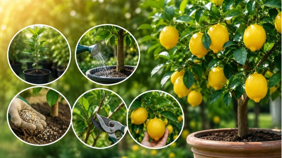 Chú ý những mẹo này để cây chanh vàng nhiều quả nhé