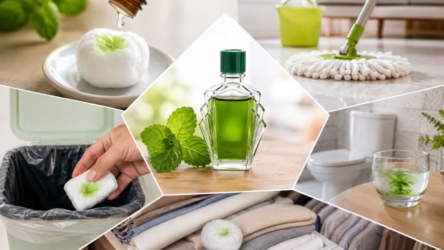 Dầu gió rất có khả năng khử hôi trong nhà