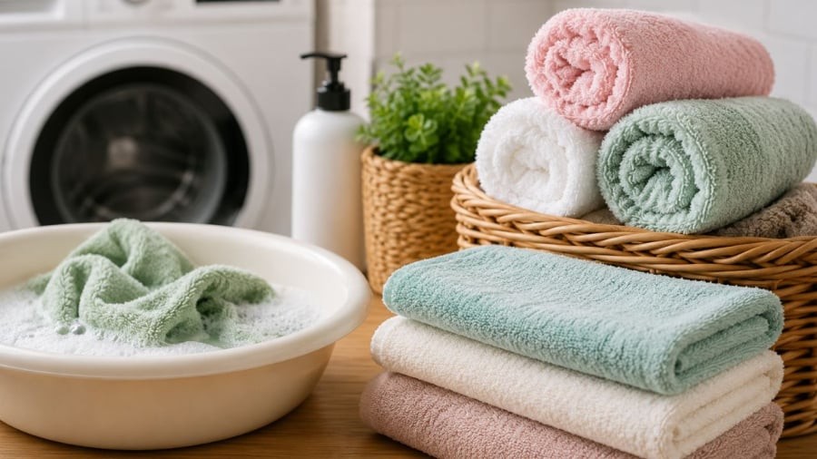 Khăn mặt có mùi có thể vì những nguyên nhân nhiều người không ngờ tới