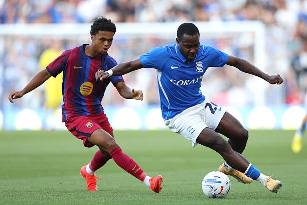 Birmingham bất ngờ đánh bại Barcelona ở trận giao hữu mới đây. Ảnh: Getty Images