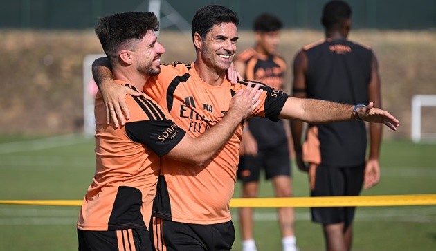 Arteta phải giải bài toán thể lực của CLB. (Ảnh: Getty Images)