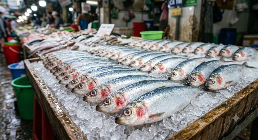 Cá trích là loại cá biển có giá bình dân nhưng giàu Omega-3, vitamin D và protein chất lượng cao.