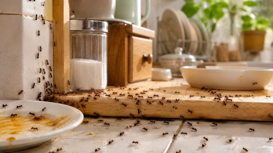 Nếu thấy nhiều kiến hãy kiểm tra lại những yếu tố này trong nhà