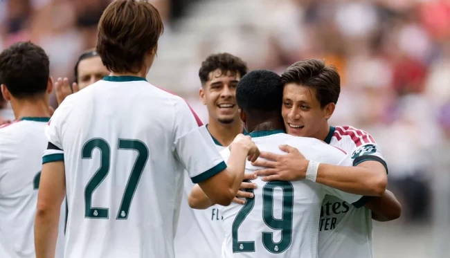 Real hòa 2-2 Fiorentina. Ảnh: trang chủ Real.