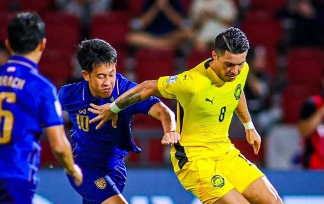 Malaysia vừa để thua trước Thái Lan. Ảnh: Malaysia NT.