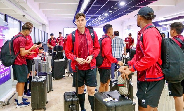 Việt Nam đã đến Indonesia chuẩn bị cho trận đấu ASEAN Cup. (Ảnh: Trang chủ VFF)