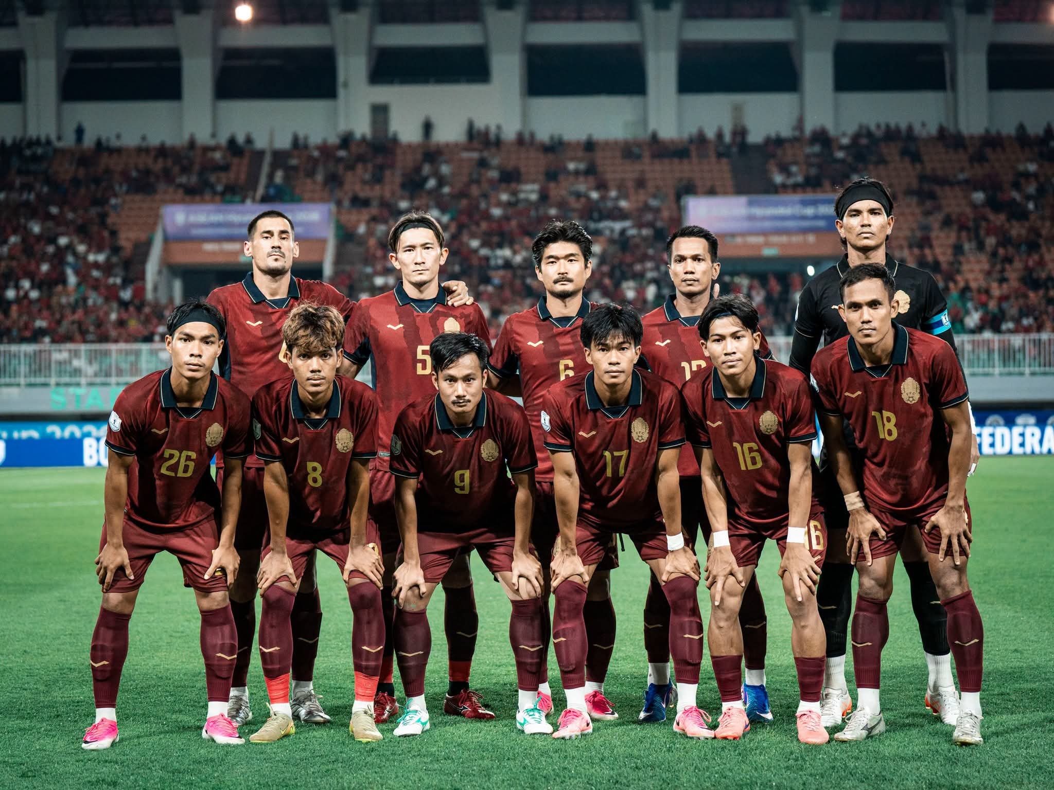 Sân nhà là lợi thế lớn của Campuchia. Ảnh: LĐBĐ Campuchia. 