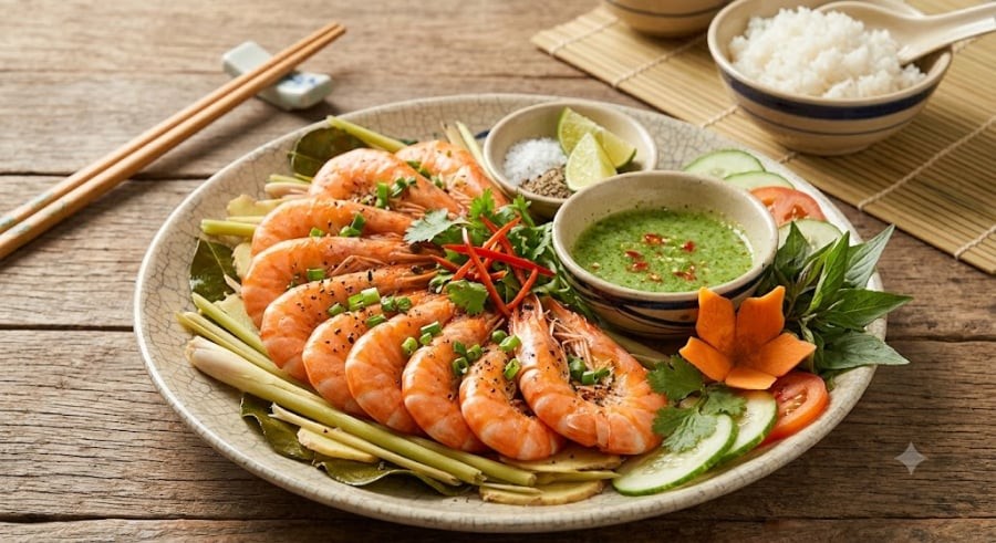 Nhiều người có thói quen gạch tên tôm khỏi thực đơn vì lo ngại mỡ máu cao.