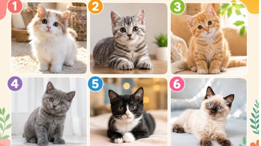 Bạn chọn chú mèo nào?