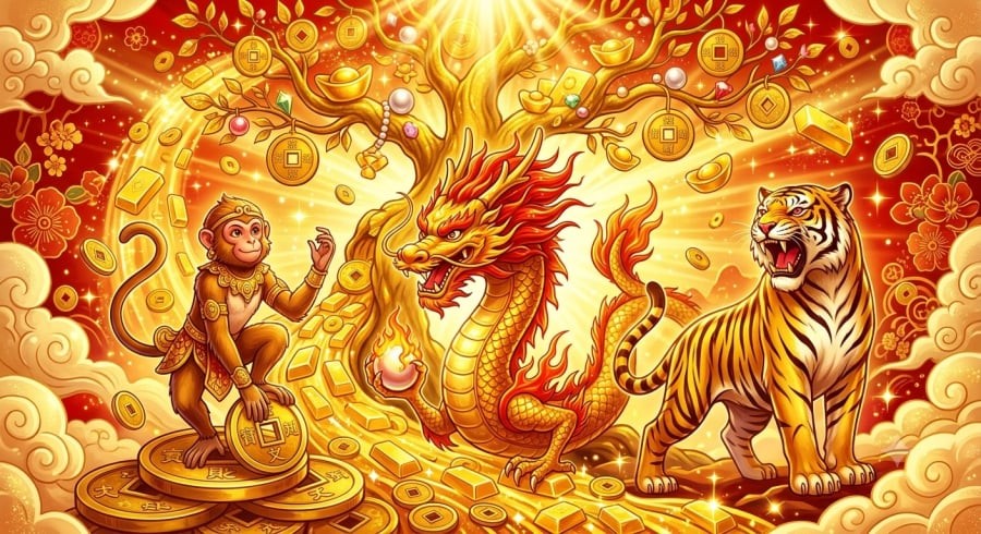 Tuổi Thìn, tuổi Thân và tuổi Dần được dự báo là ba con giáp có tài lộc nổi bật nhất trong tuần mới 3 - 9/8.