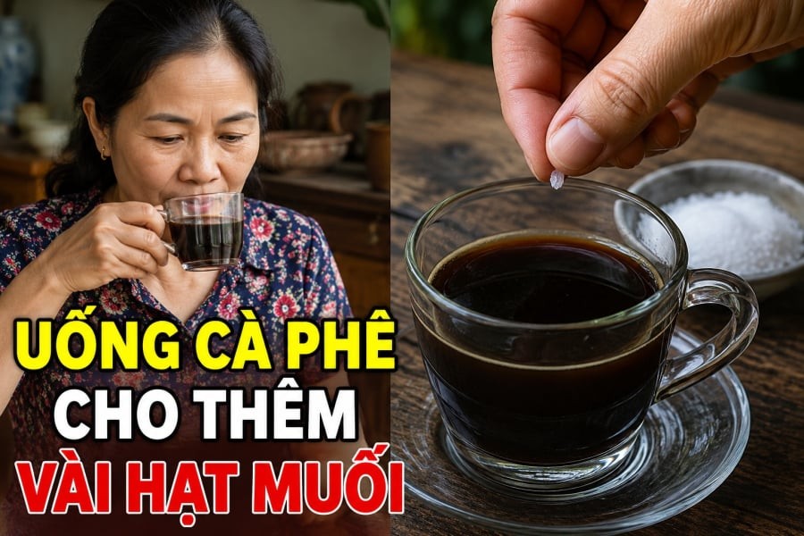 Tại sao nhiều người uống cà phê cho thêm vài hạt muối?