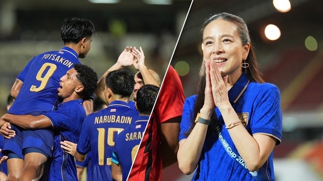 Madam Pang hài lòng về tuyển Thái Lan. Ảnh: Thairath.