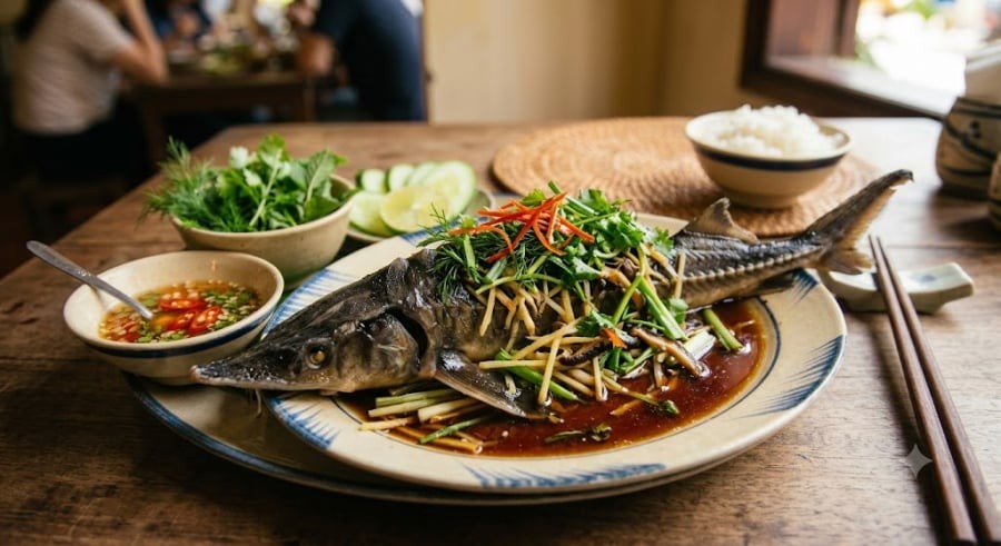 Hòa tan 4-5 thìa xì dầu, 1 thìa dầu hào, 1 thìa dầu mè, 1 thìa đường cùng 2 thìa nước lọc trong bát nhỏ.