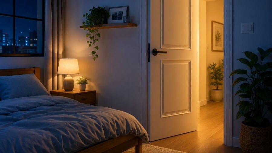 Bạn thường đóng hay mở cửa phòng ngủ?