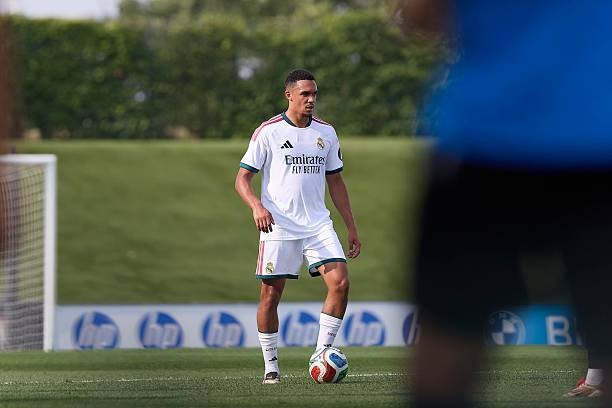 Alexander-Arnold chuẩn bị bước vào mùa giải thứ hai cùng Real Madrid. 
