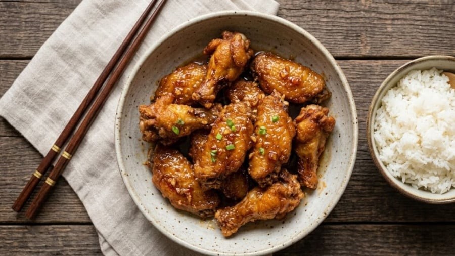 Cánh gà chiên mắm đậm đà, là món ngon được nhiều người yêu thích.