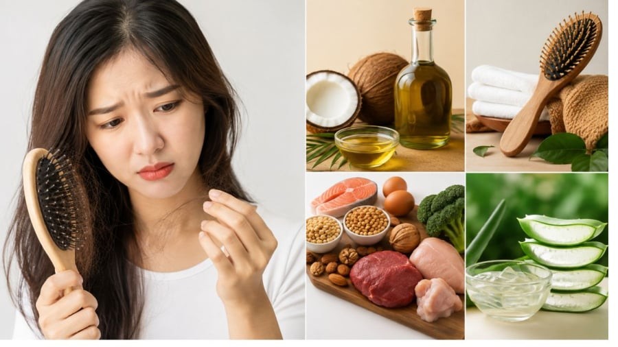 Áp dụng những mẹo này sẽ giảm nguy cơ rụng tóc