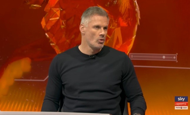  Carragher đã nhận xét về tình hình của Arsenal. Ảnh: Sky Sports.