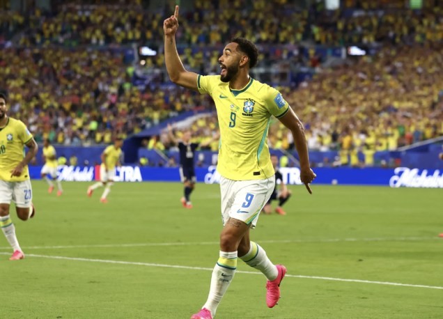Cunha gây ấn tượng trong màu áo Brazil ở World Cup 2026. Ảnh: Getty.