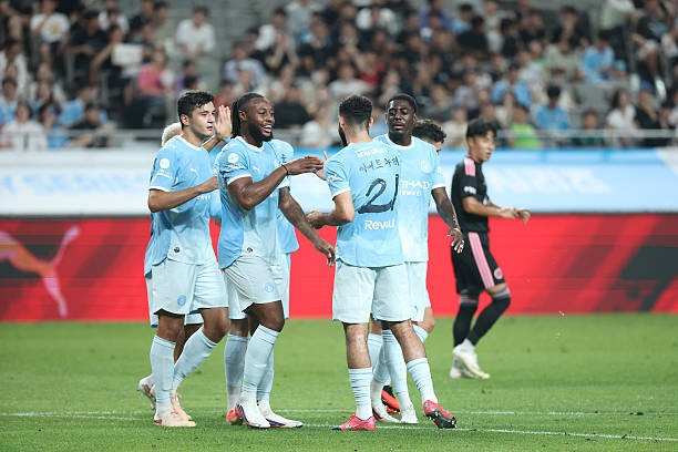 Manchester City giành chiến thắng 3-1 trước K-League All-Stars. Ảnh: Getty Images.