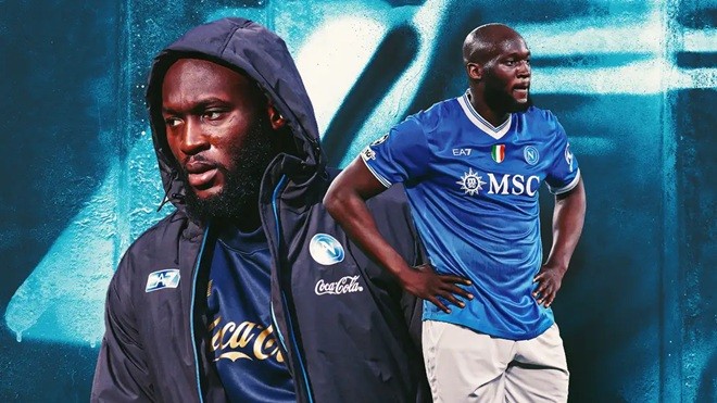  Lukaku khả năng rất cao sẽ rời Napoli hè này. Ảnh: GOAL.
