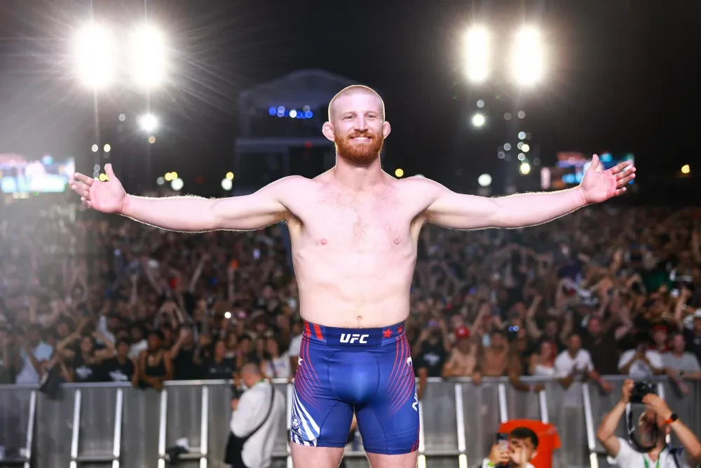 Bo Nickal tại sự kiện UFC Freedom 250 Fan Fest
