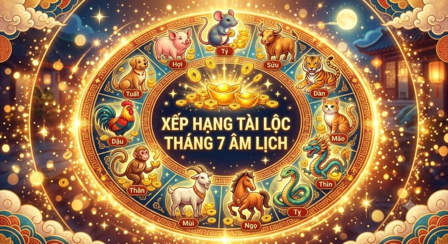 Tháng 7 âm lịch, vận trình tài chính của 12 con giáp có nhiều biến động, với những tuổi đón cơ hội gia tăng thu nhập và những tuổi cần thận trọng trong chi tiêu.
