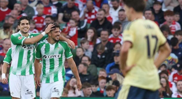 Arsenal gây thất vọng với trận thua Betis. Ảnh: Getty Images.