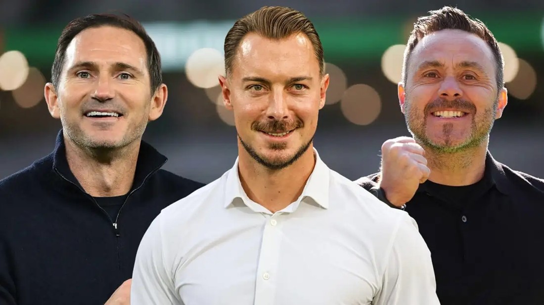Frank Lampard, Matthias Jaissle và Roberto De Zerbi có nguy cơ cao bị sa thải ở mùa giải 2026/27. Ảnh: Football365.