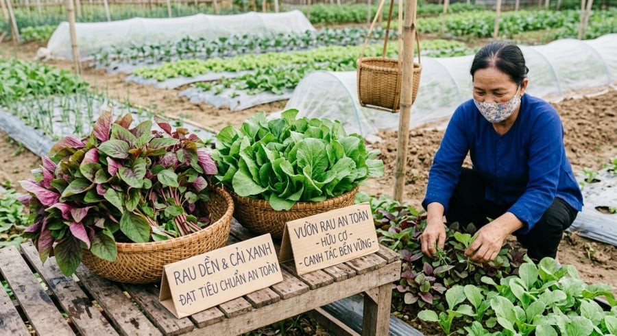 Chuyên gia khuyến cáo nên chọn rau có nguồn gốc rõ ràng, được trồng tại vùng sản xuất an toàn để giảm nguy cơ phơi nhiễm kim loại nặng.