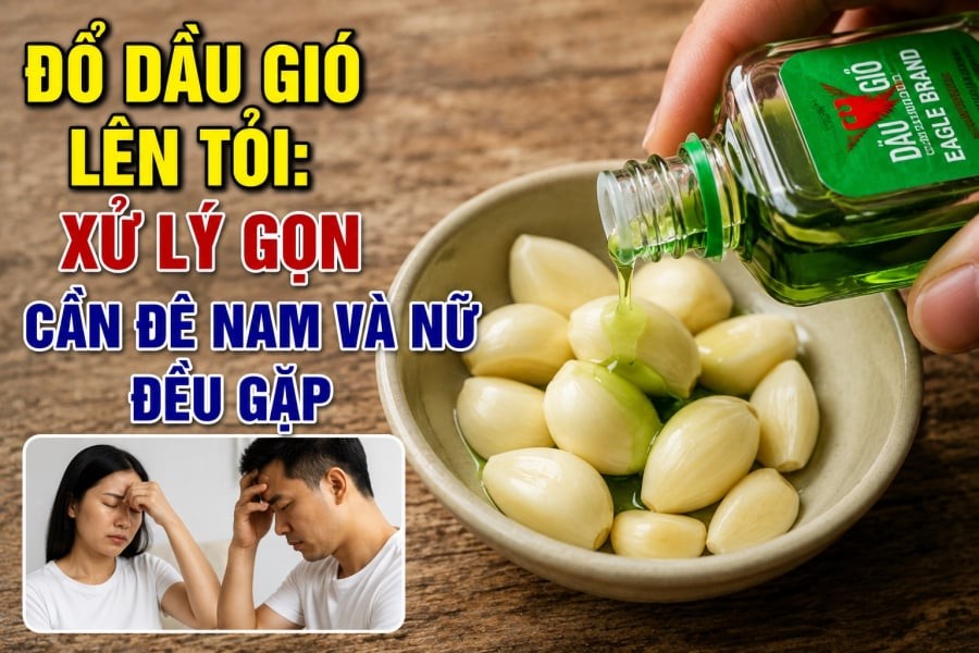 Có những mẹo dân gian được truyền tai nhau từ đời này sang đời khác, trong đó có cách đổ dầu gió lên tỏi rồi để qua một thời gian trước khi sử dụng. 