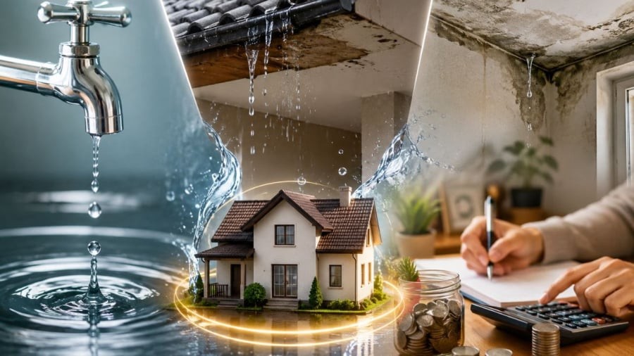 Hãy sửa ngay nếu trong nhà có 3 rò rỉ này