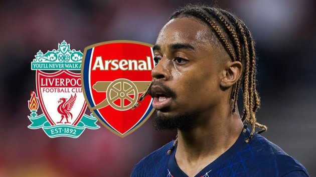 Arsenal và Liverpool muốn có Barcola. (Ảnh: Football365)