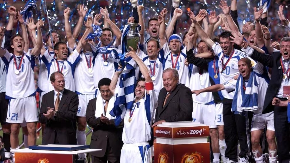 Một hàng thủ kiên cố đưa Hy Lạp vào lịch sử. Ảnh: UEFA.