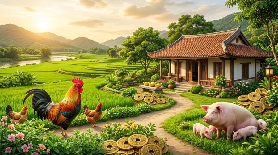 Tuổi Dậu và tuổi Hợi có thể gặp cơ hội tích lũy tài sản, thuận lợi hơn trong những kế hoạch liên quan đến nhà cửa và bất động sản.