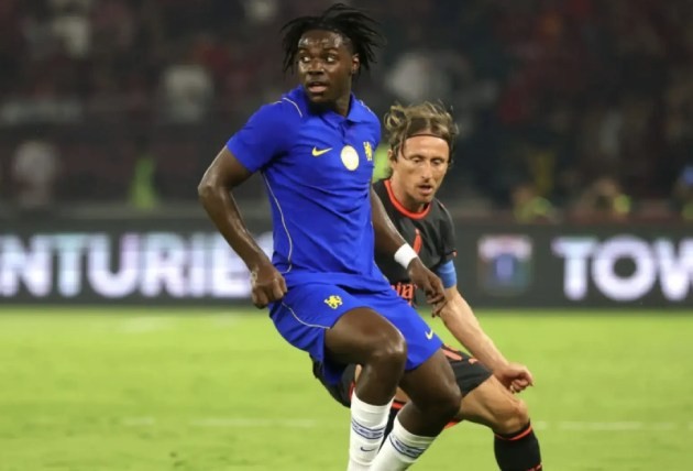 Lavia đá trọn 90 phút trong thắng lợi trước AC Milan. Ảnh: Getty.