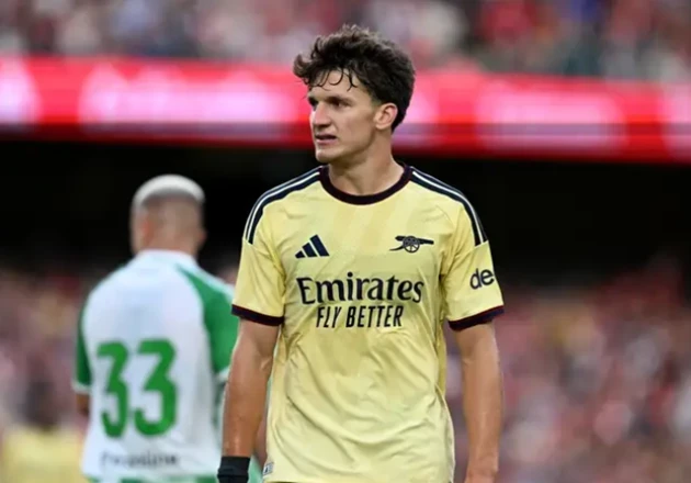 cho thấy tiềm năng trong màu áo Arsenal. Ảnh: Getty Images